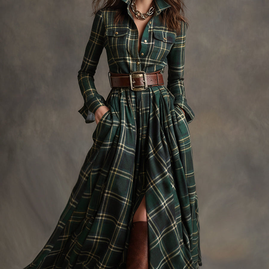 HANNA | Dlouhé retro šaty