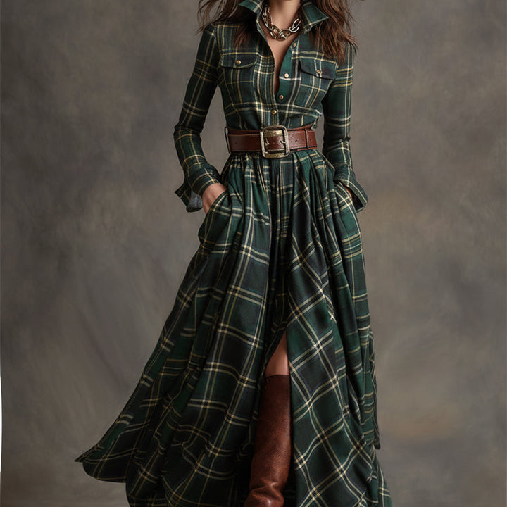 HANNA | Dlouhé retro šaty