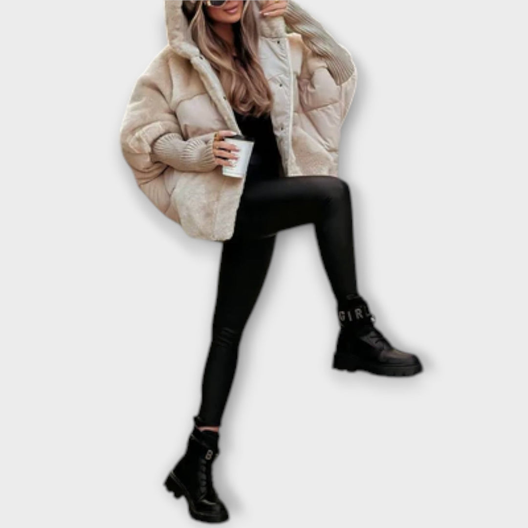 Elegantní puffer bunda