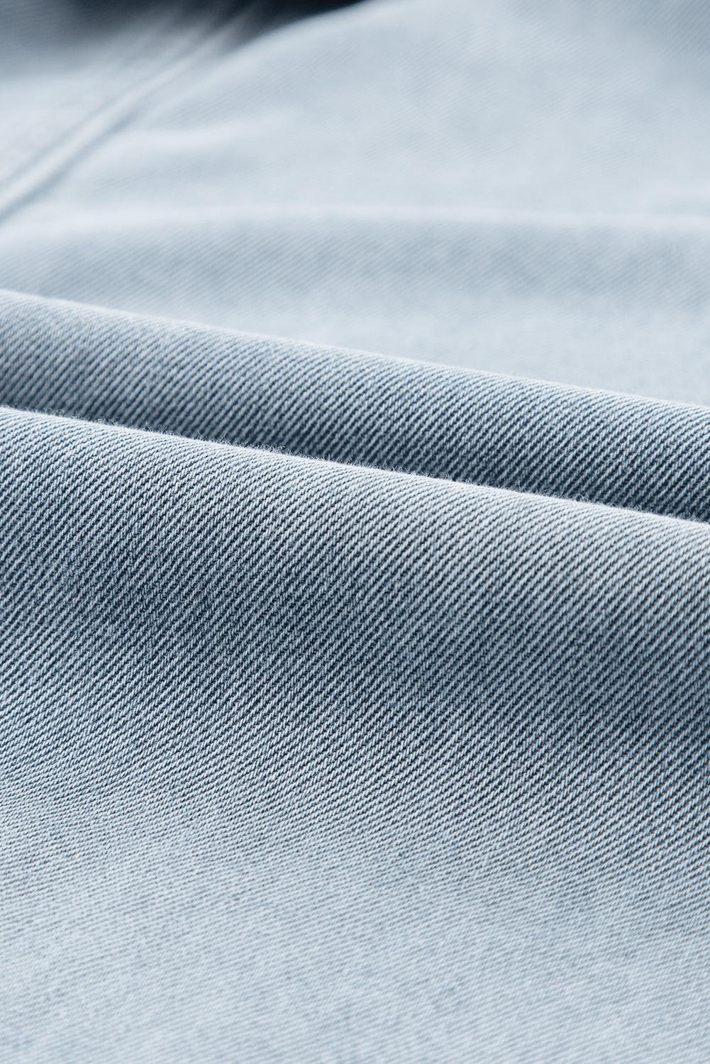 Alenora | Elegantní džínové šaty s krátkými letními rukávy